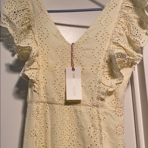 Love Shack Fancy-Cressida Eyelet Maxi Dress - Picture 8 of 9